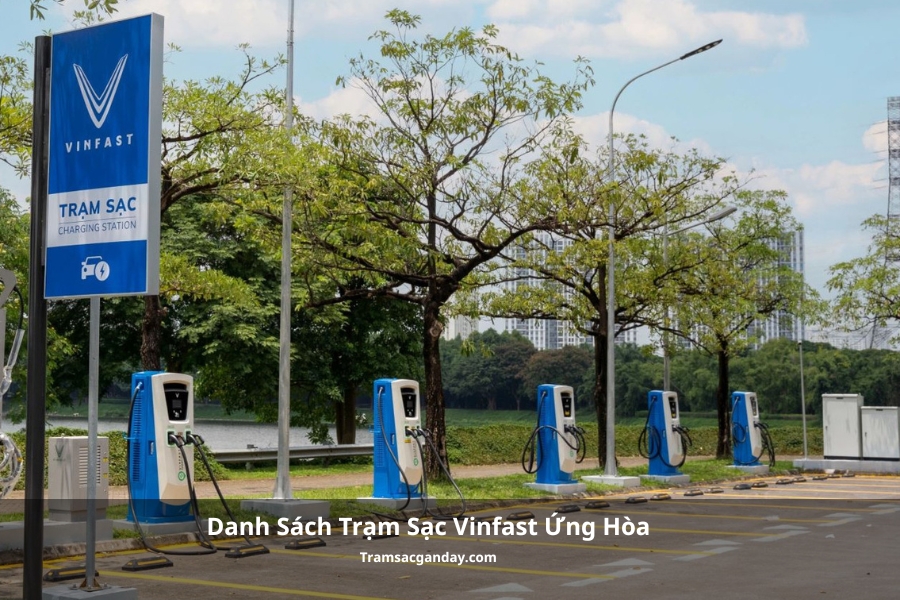 Danh Sách Trạm Sạc Vinfast Ứng Hòa