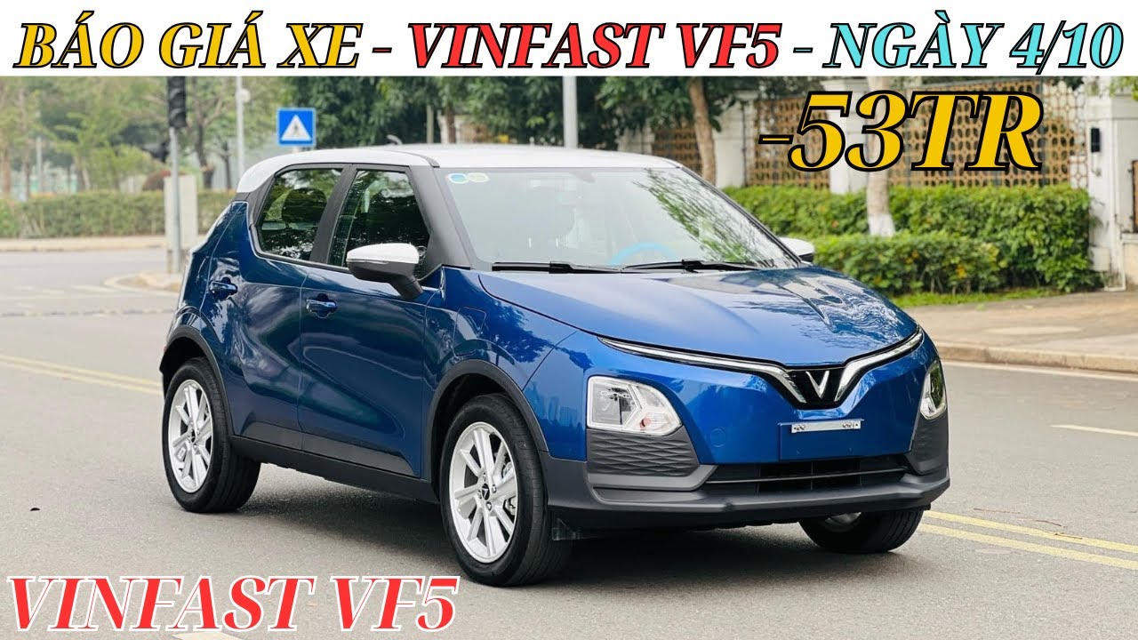 Bảng Giá Xe VF5 Mới Nhất Kèm Ưu Đãi & Lăn Bánh 2025 Bảng Giá Xe VF5