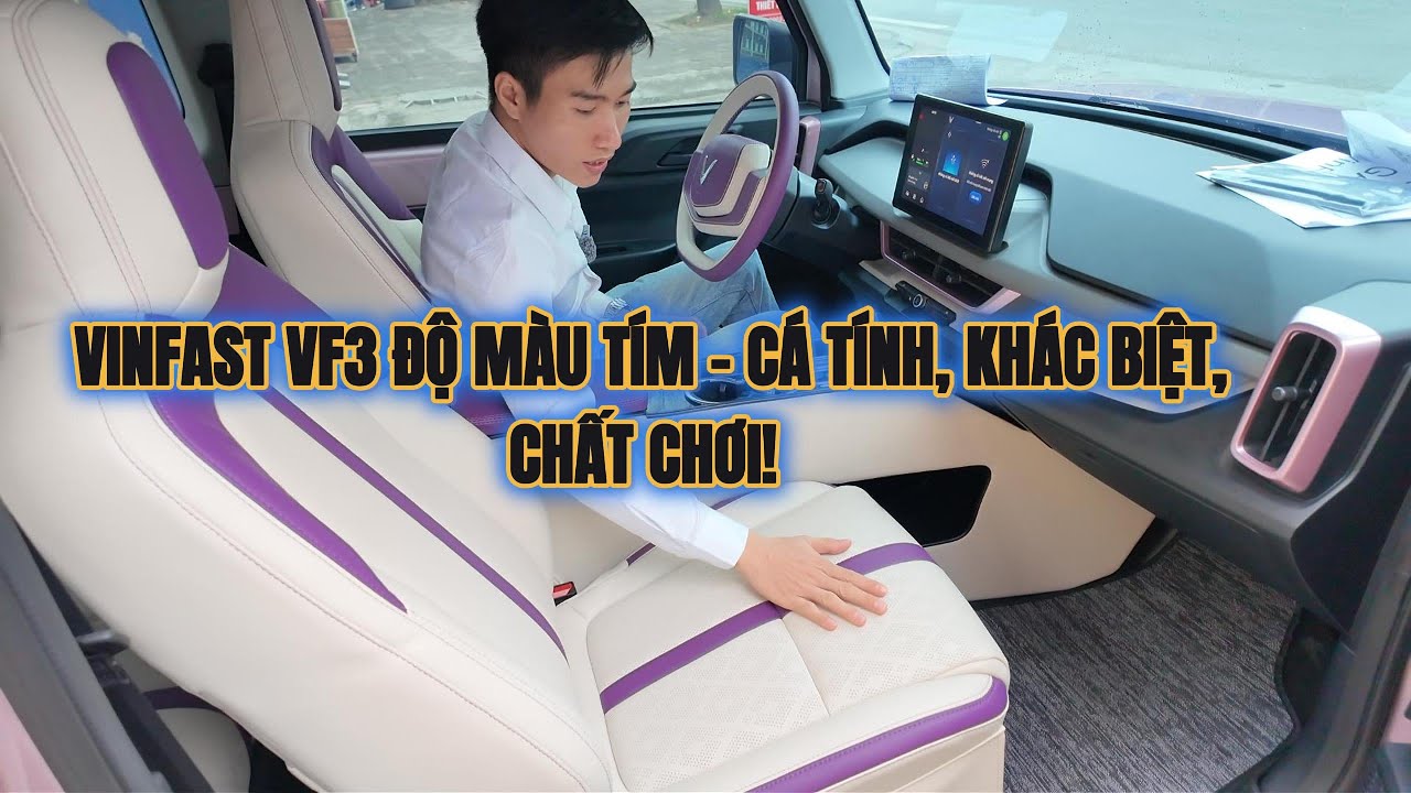 Độ Vinfast VF3 tím
