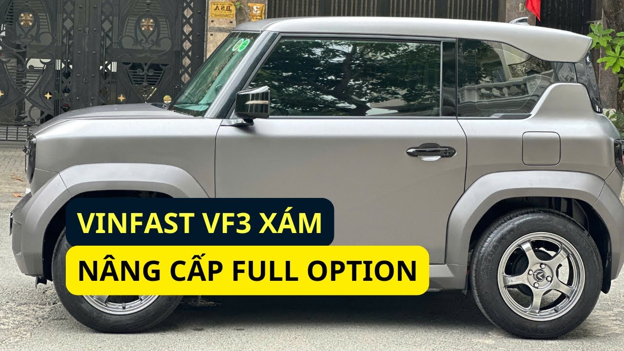 Độ Vinfast VF3 xám