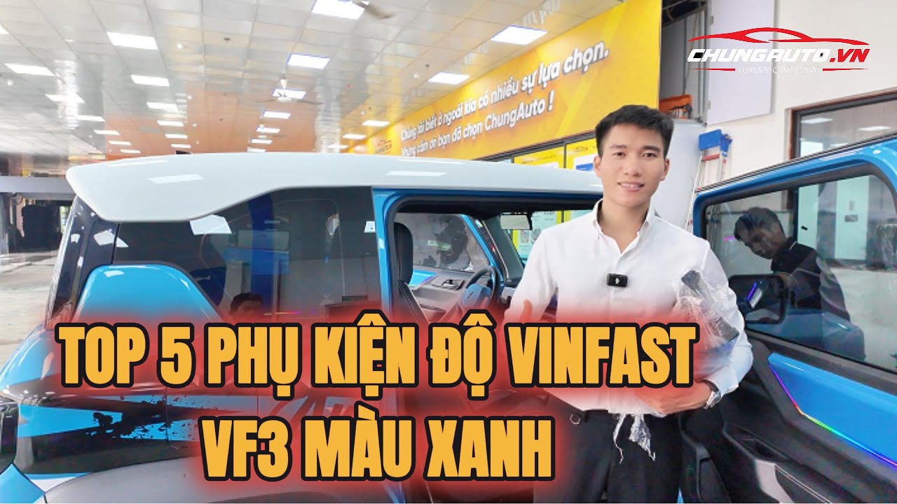 Độ Vinfast VF3 xanh