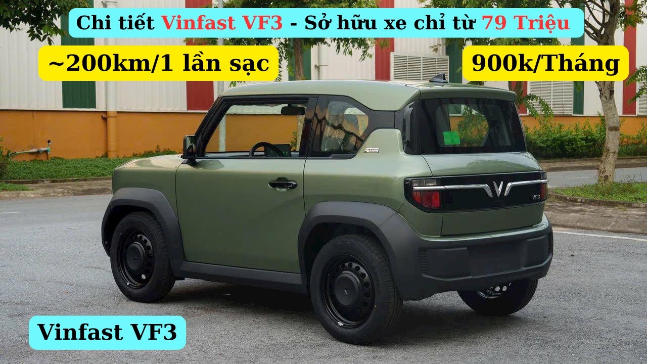 Pin xe VF3 bao nhiêu tiền? Giải đáp chi phí sở hữu xe điện VF3 2025. So sánh chi phí vận hành VF3 và xe xăng cùng phân khúc: Bài toán kinh tế nào hiệu quả hơn?