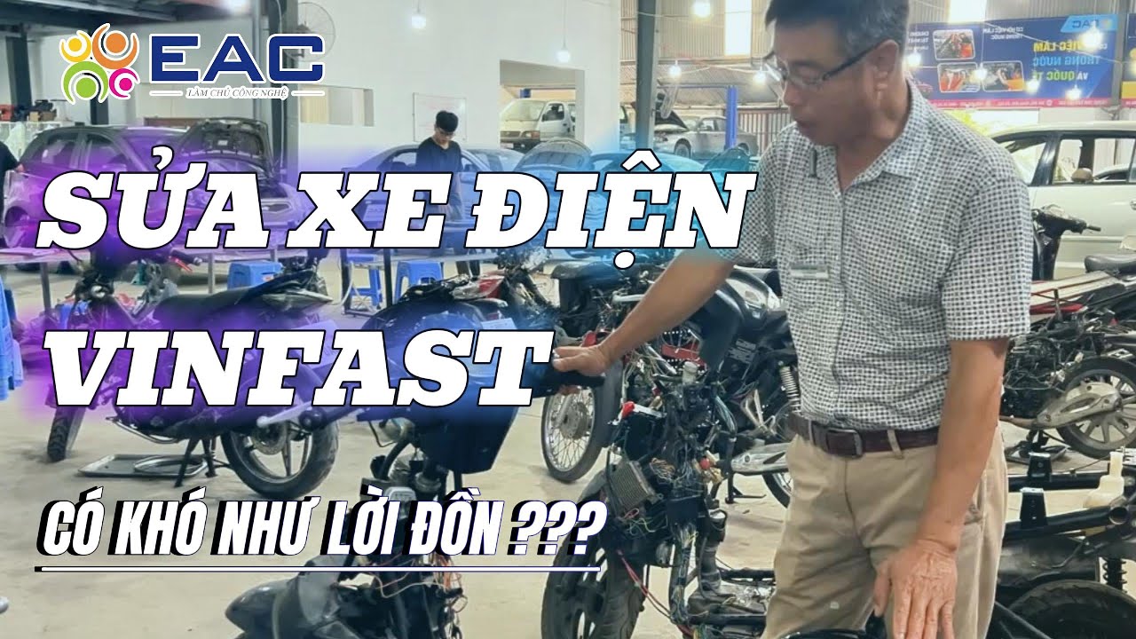 Quy trình 5 bước sửa chữa xe máy điện VinFast chuyên nghiệp